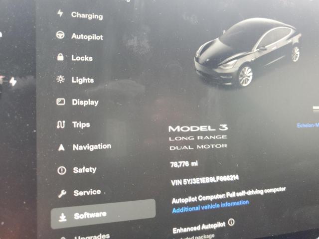 Photo 8 VIN: 5YJ3E1EB9LF666214 - TESLA MODEL 3 