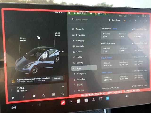 Photo 8 VIN: 5YJ3E1EB9LF668433 - TESLA MODEL 3 