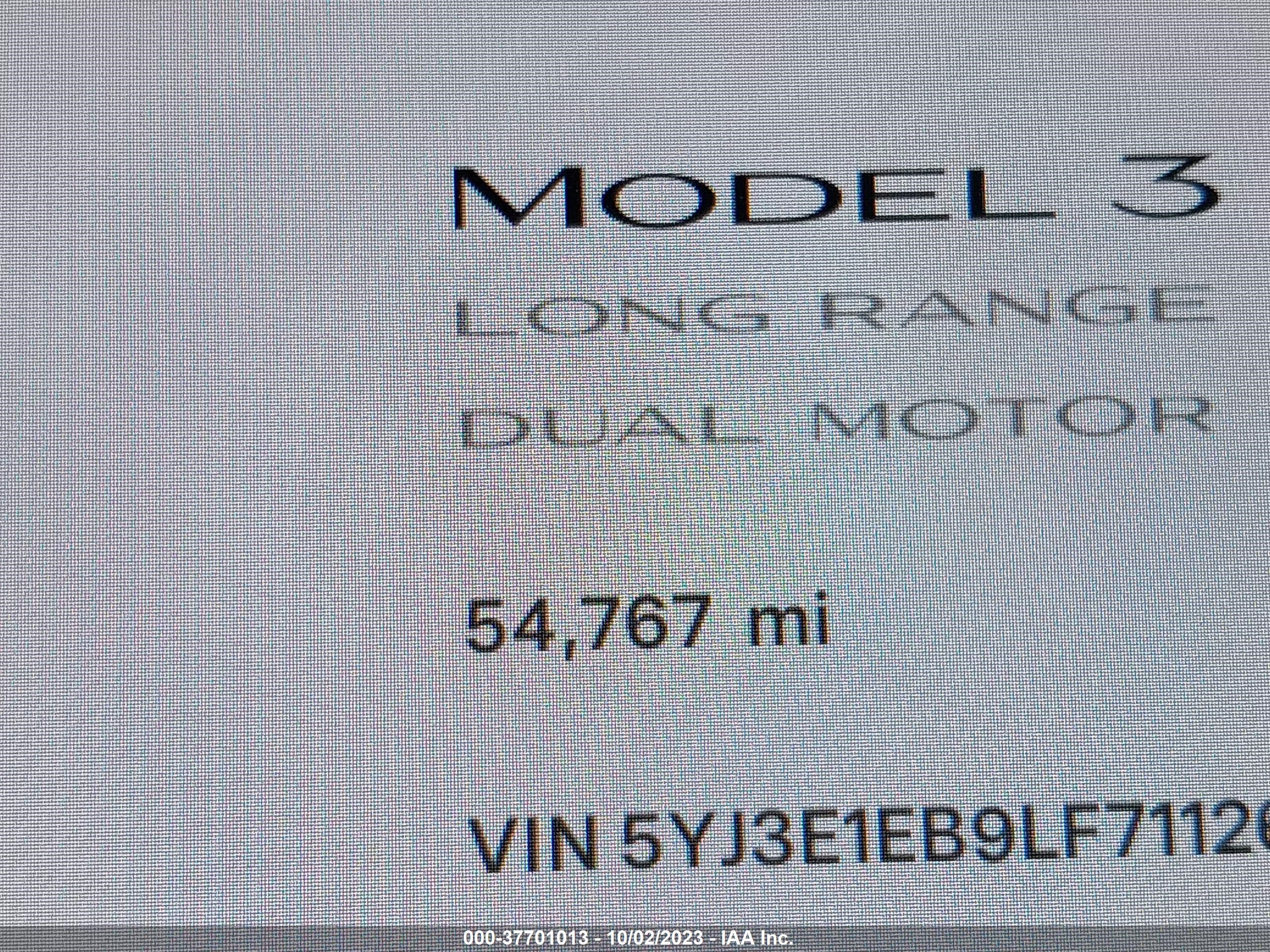 Photo 15 VIN: 5YJ3E1EB9LF711264 - TESLA MODEL 3 