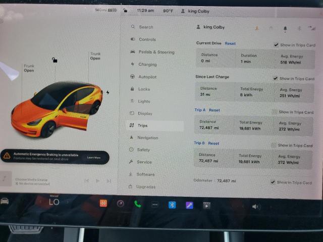 Photo 8 VIN: 5YJ3E1EB9LF794680 - TESLA MODEL 3 