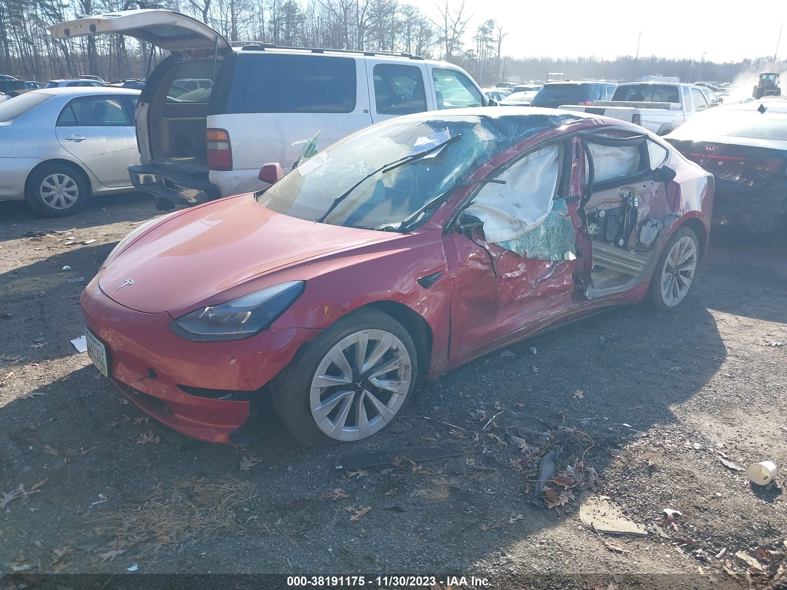 Photo 1 VIN: 5YJ3E1EB9MF079819 - TESLA MODEL 3 