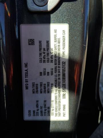 Photo 11 VIN: 5YJ3E1EB9MF853132 - TESLA MODEL 3 