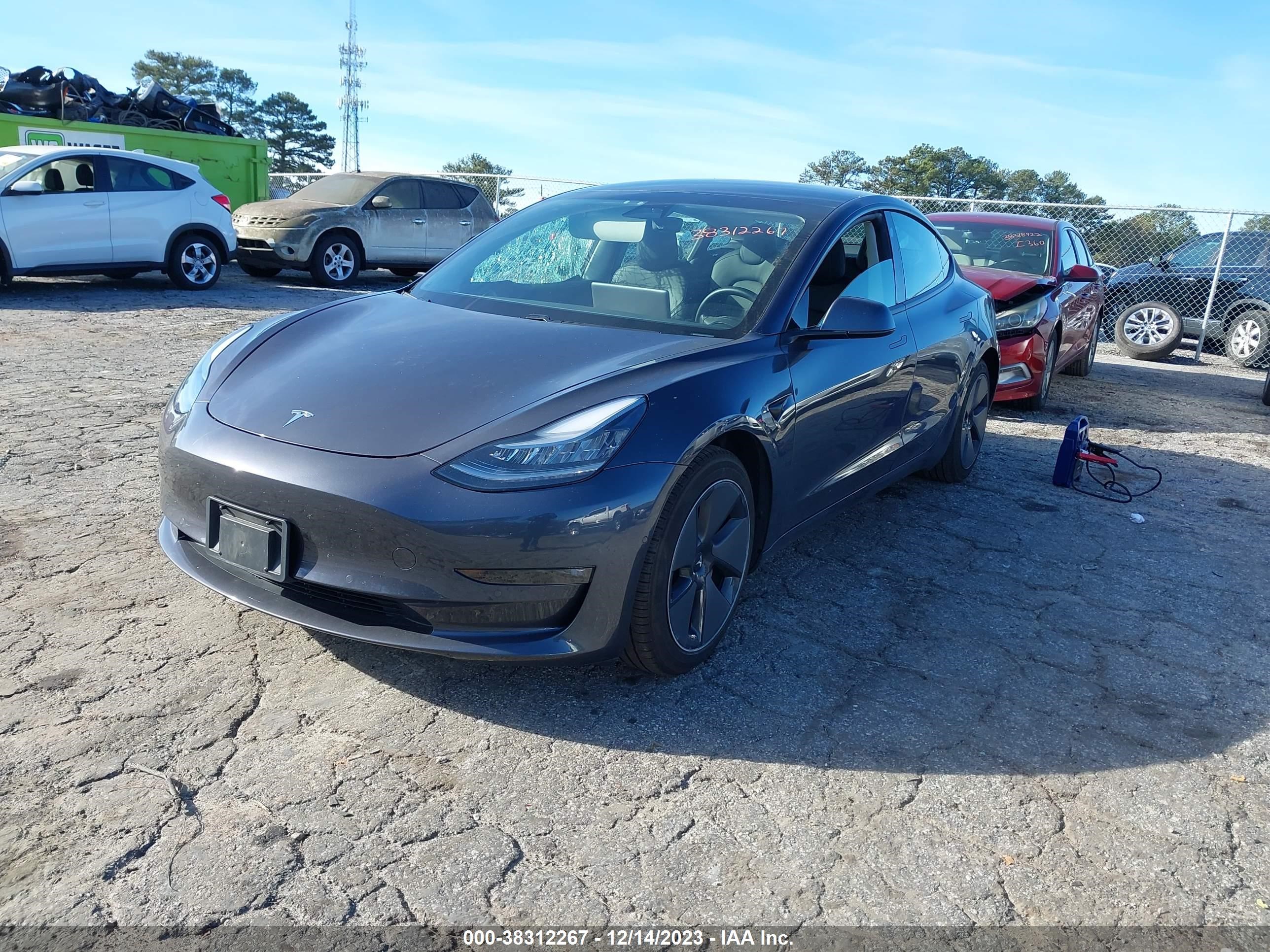 Photo 1 VIN: 5YJ3E1EB9MF858783 - TESLA MODEL 3 