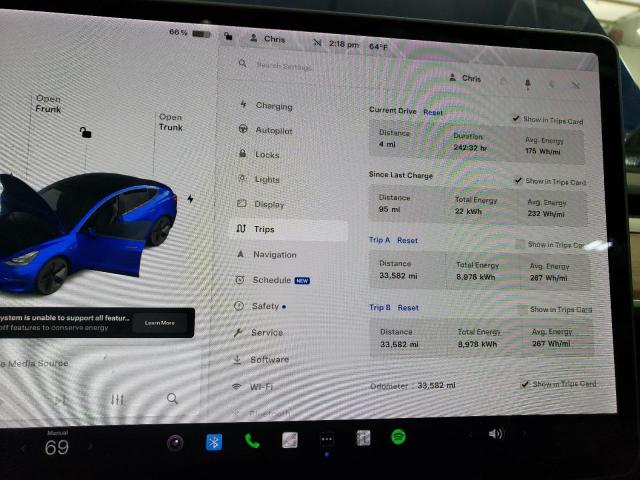 Photo 8 VIN: 5YJ3E1EB9MF927990 - TESLA MODEL 3 