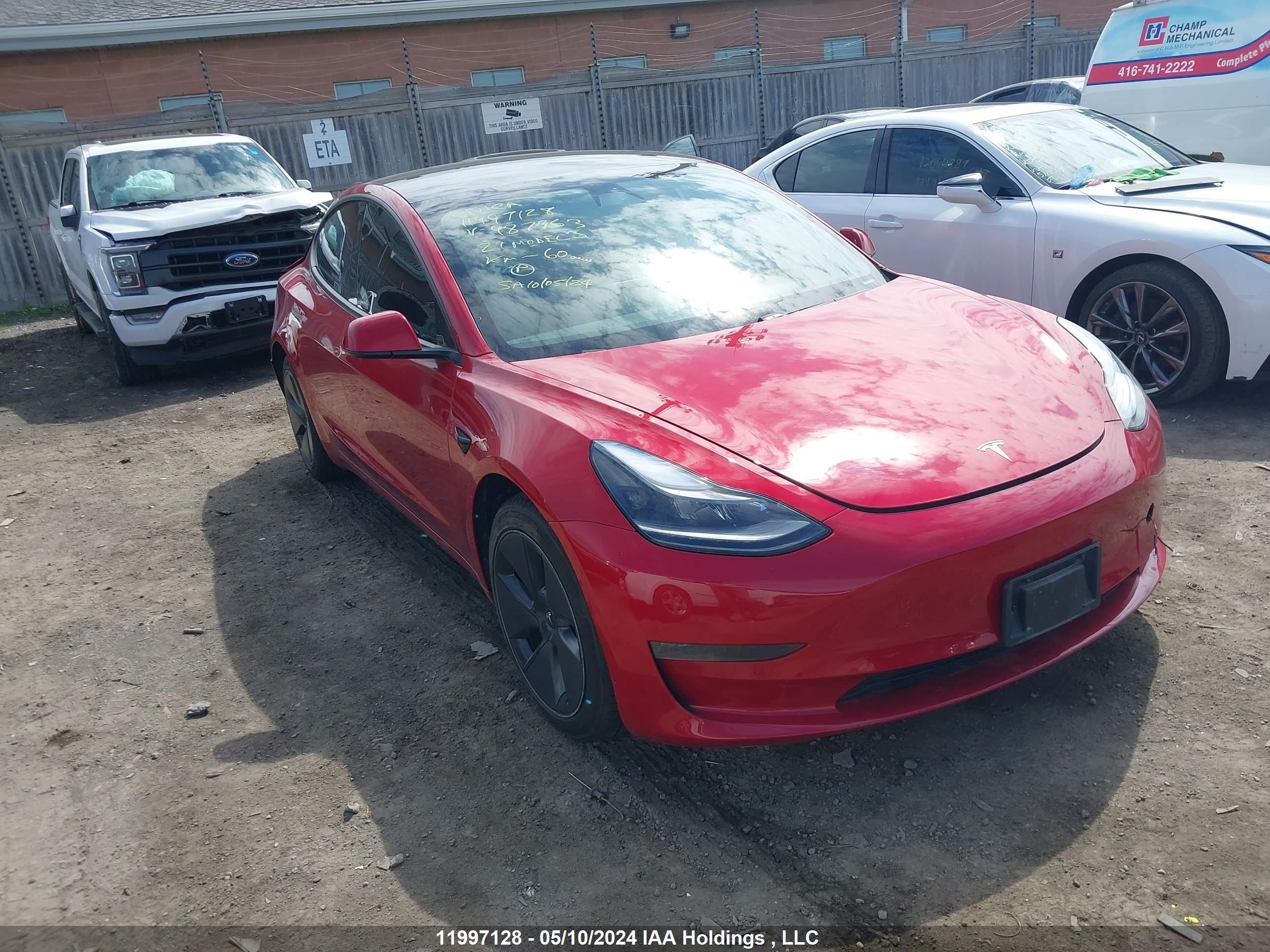 Photo 0 VIN: 5YJ3E1EB9MF987963 - TESLA MODEL 3 