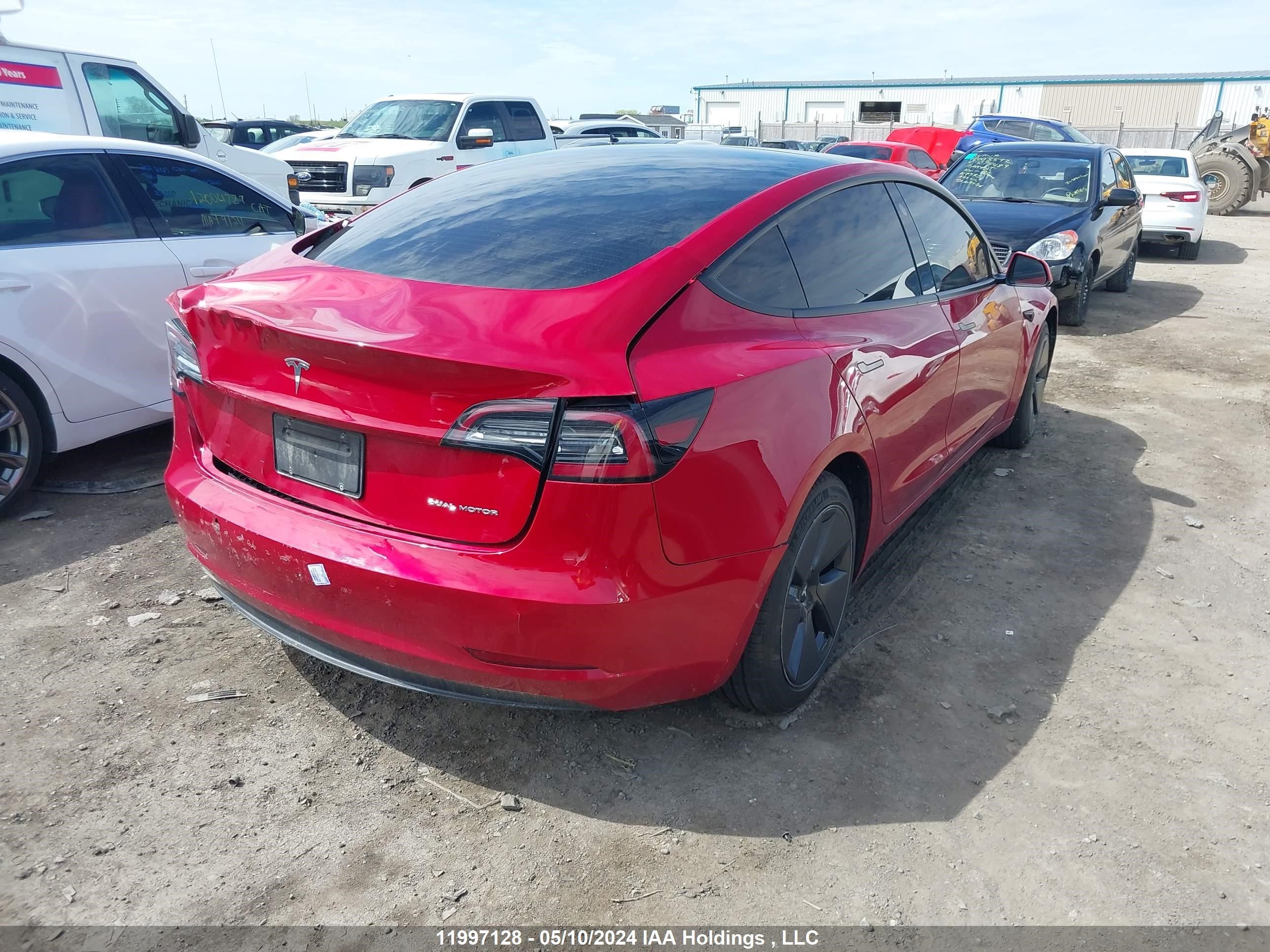 Photo 3 VIN: 5YJ3E1EB9MF987963 - TESLA MODEL 3 