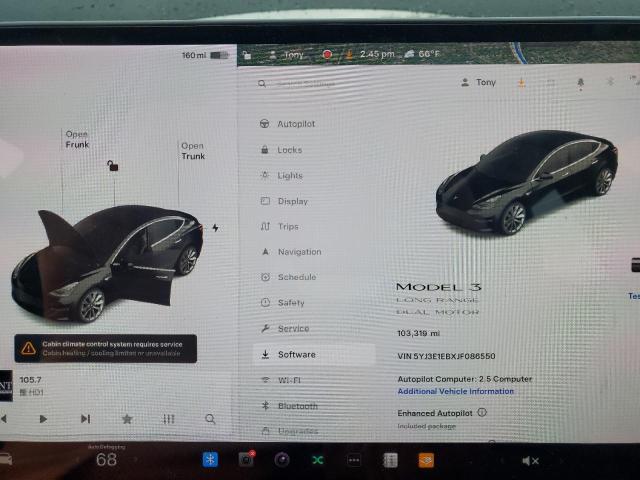 Photo 8 VIN: 5YJ3E1EBXJF086550 - TESLA MODEL 3 