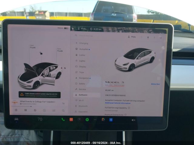 Photo 6 VIN: 5YJ3E1EBXJF100110 - TESLA MODEL 3 