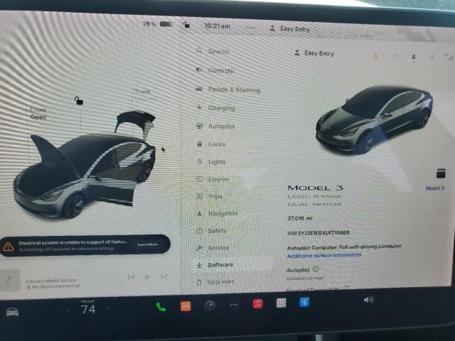 Photo 8 VIN: 5YJ3E1EBXLF710866 - TESLA MODEL 3 