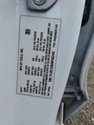 Photo 11 VIN: 5YJ3E1EBXMF002442 - TESLA MODEL 3 