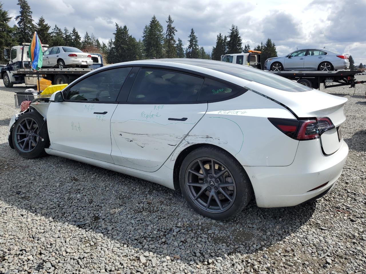 Photo 1 VIN: 5YJ3E1EBXMF876192 - TESLA MODEL 3 