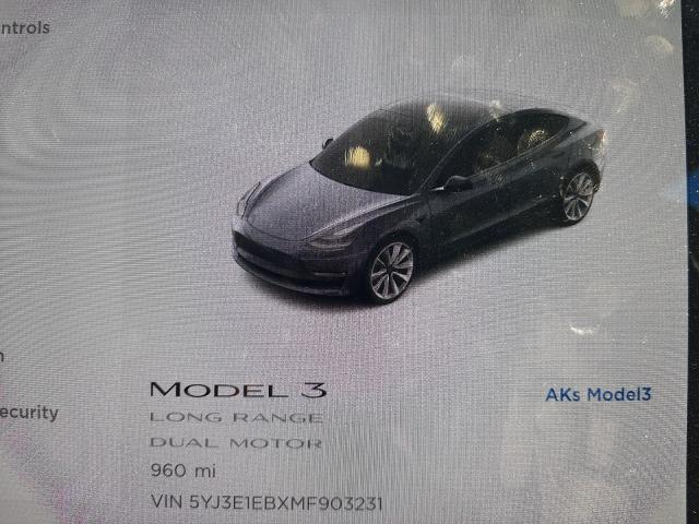 Photo 7 VIN: 5YJ3E1EBXMF903231 - TESLA MODEL 3 