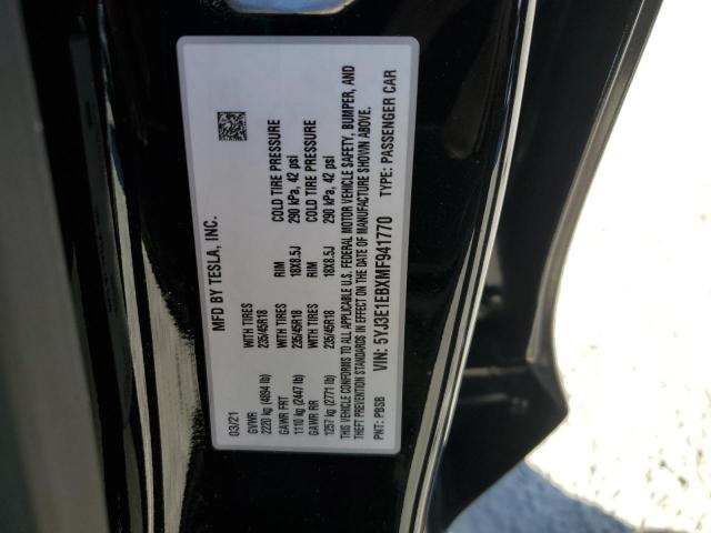 Photo 11 VIN: 5YJ3E1EBXMF941770 - TESLA MODEL 3 