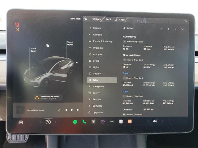 Photo 8 VIN: 5YJ3E1EBXMF974414 - TESLA MODEL 3 