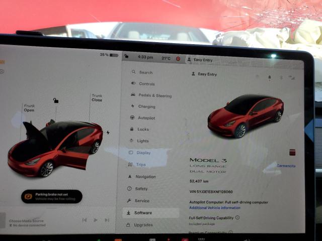 Photo 8 VIN: 5YJ3E1EBXNF128060 - TESLA MODEL 3 