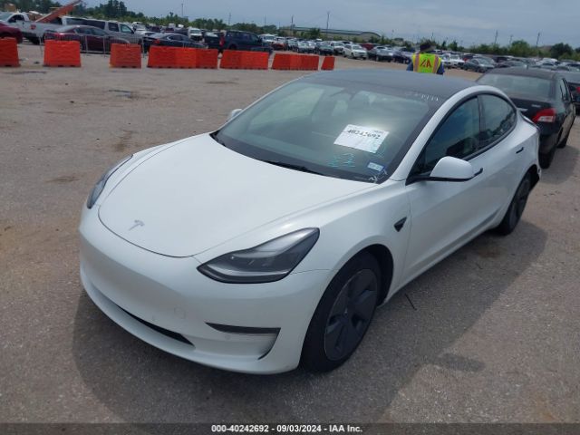 Photo 1 VIN: 5YJ3E1EBXNF173127 - TESLA MODEL 3 