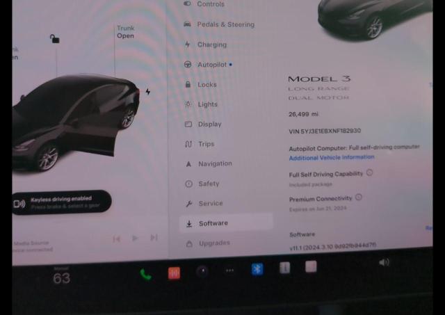 Photo 7 VIN: 5YJ3E1EBXNF182930 - TESLA MODEL 3 