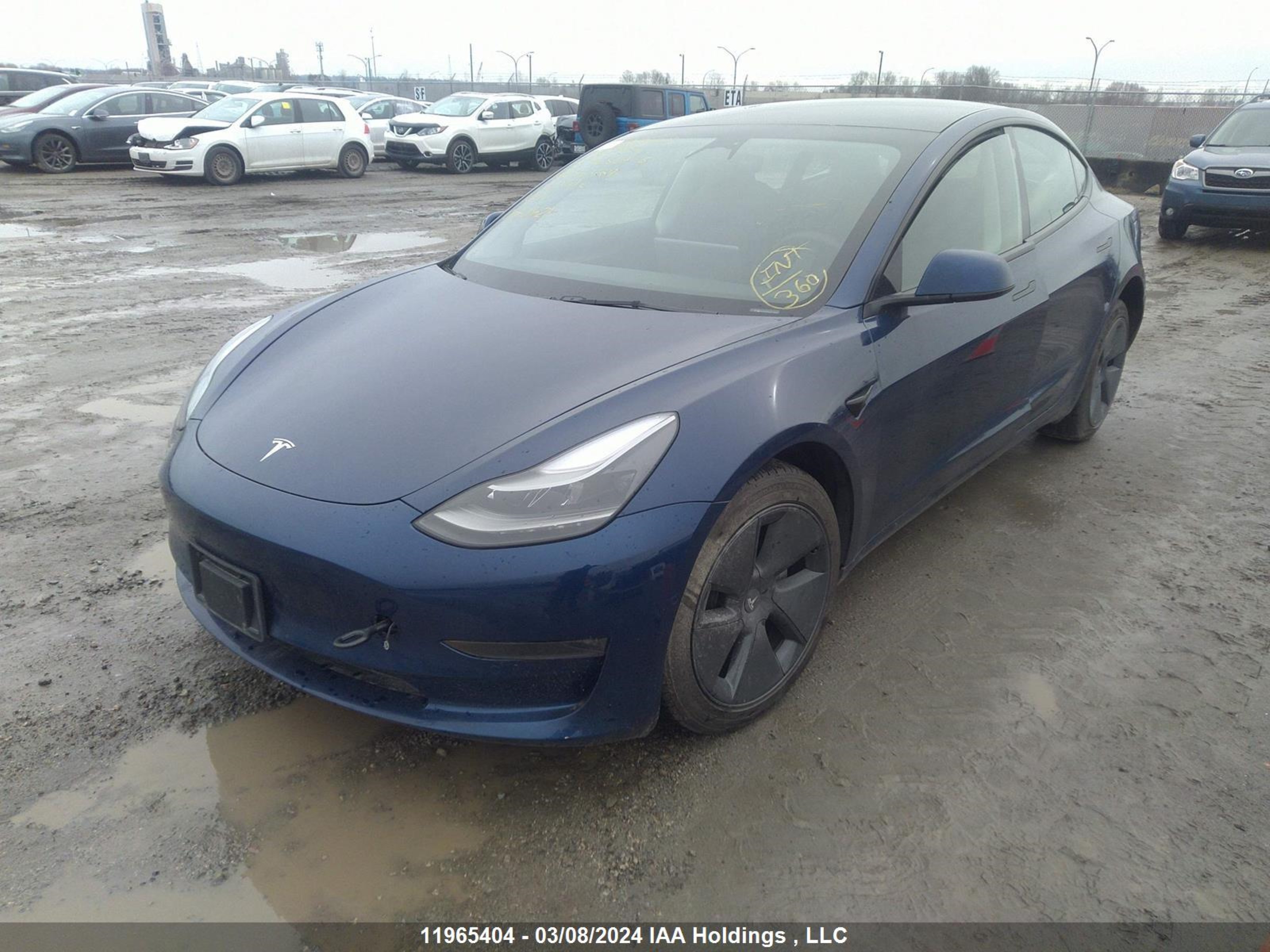 Photo 1 VIN: 5YJ3E1EBXNF255469 - TESLA MODEL 3 