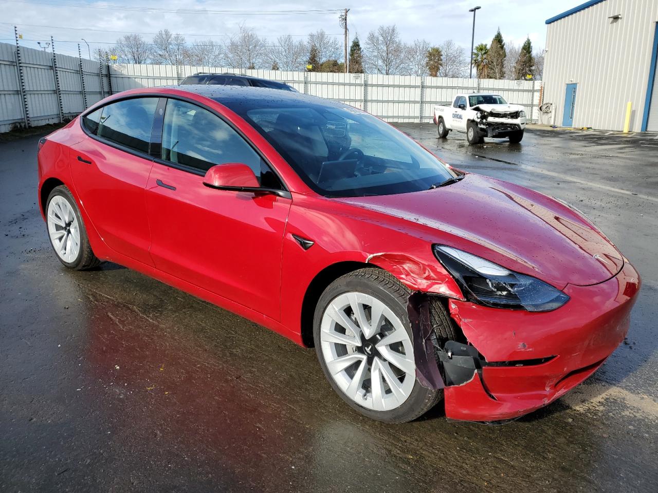 Photo 3 VIN: 5YJ3E1EBXPF606318 - TESLA MODEL 3 