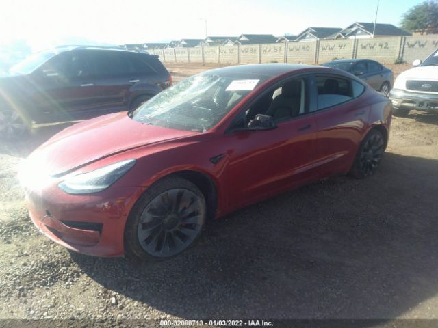 Photo 1 VIN: 5YJ3E1EC0MF033224 - TESLA MODEL 3 