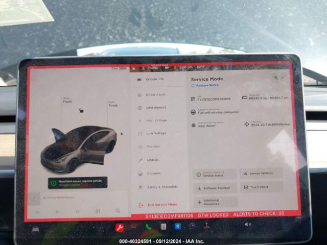 Photo 6 VIN: 5YJ3E1EC0MF981106 - TESLA MODEL 3 