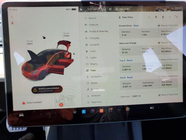 Photo 8 VIN: 5YJ3E1EC0PF701690 - TESLA MODEL 3 