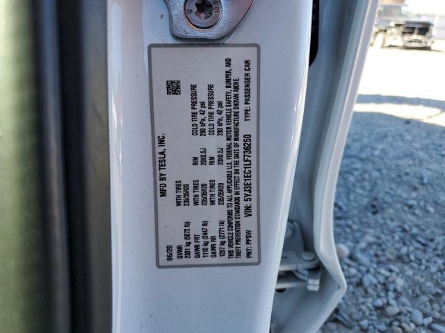 Photo 11 VIN: 5YJ3E1EC1LF736250 - TESLA MODEL 3 