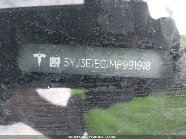 Photo 8 VIN: 5YJ3E1EC1MF991918 - TESLA MODEL 3 