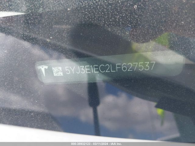 Photo 8 VIN: 5YJ3E1EC2LF627537 - TESLA MODEL 3 