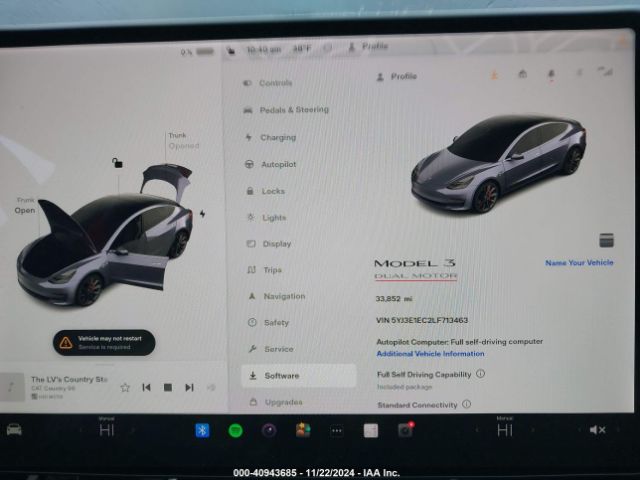 Photo 6 VIN: 5YJ3E1EC2LF713463 - TESLA MODEL 3 