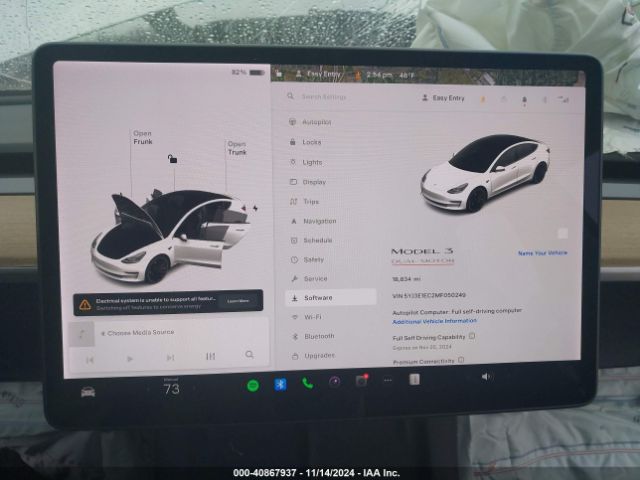 Photo 6 VIN: 5YJ3E1EC2MF050249 - TESLA MODEL 3 