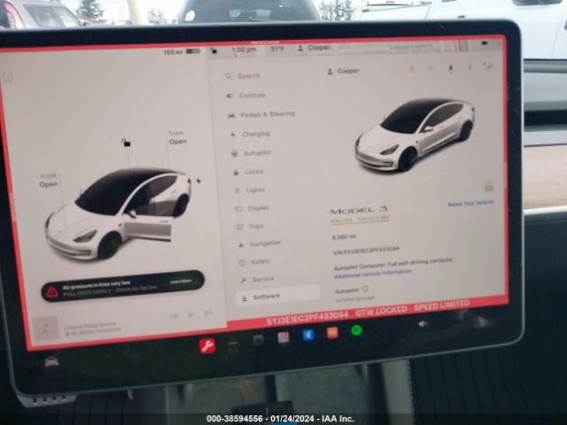 Photo 6 VIN: 5YJ3E1EC2PF433094 - TESLA MODEL 3 