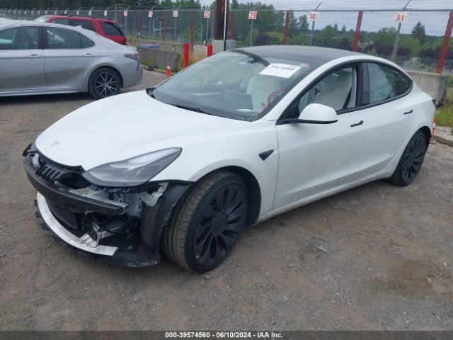 Photo 1 VIN: 5YJ3E1EC3PF382754 - TESLA MODEL 3 