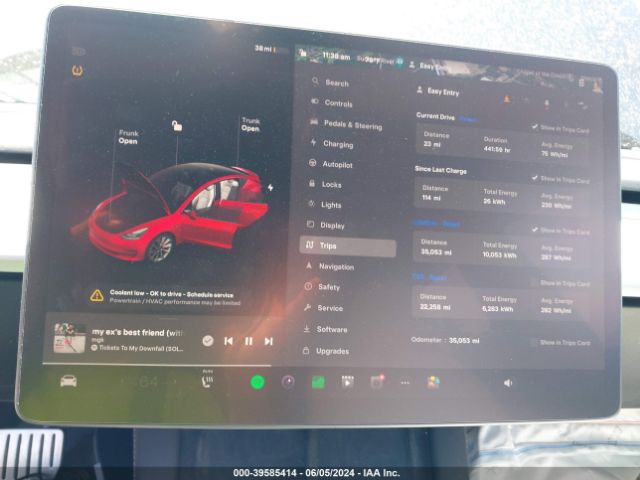 Photo 6 VIN: 5YJ3E1EC3PF587944 - TESLA MODEL 3 