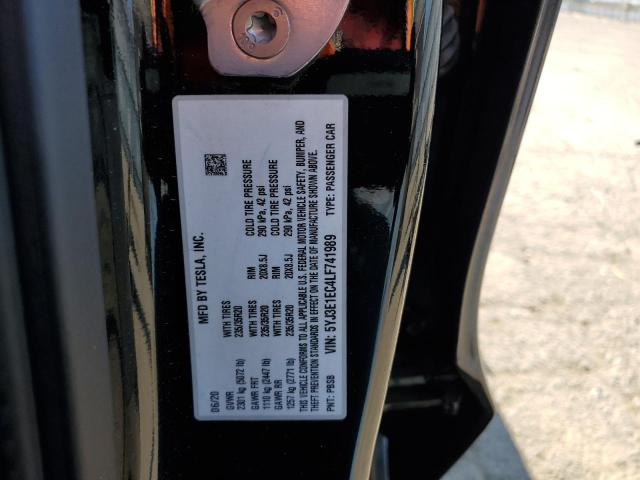 Photo 12 VIN: 5YJ3E1EC4LF741989 - TESLA MODEL 3 