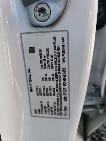 Photo 12 VIN: 5YJ3E1EC4MF926450 - TESLA MODEL 3 