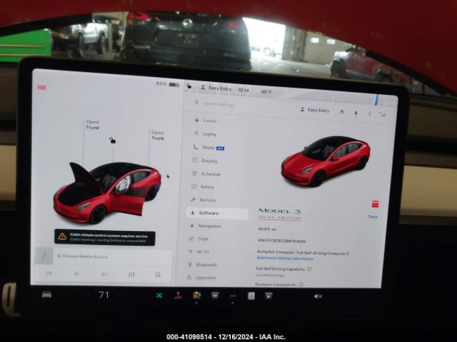 Photo 6 VIN: 5YJ3E1EC5MF914582 - TESLA MODEL 3 