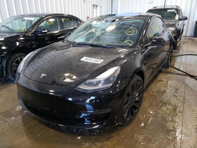 Photo 1 VIN: 5YJ3E1EC5NF168331 - TESLA MODEL 3 