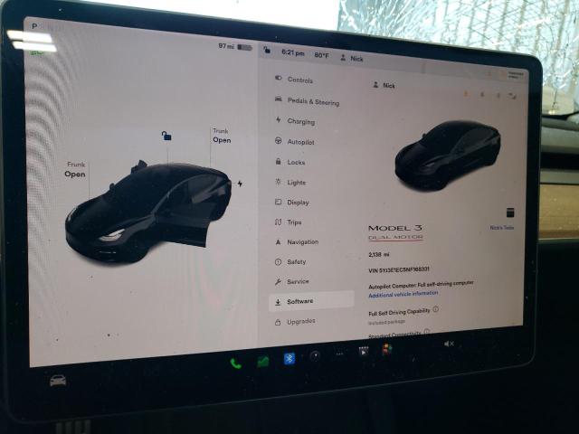 Photo 7 VIN: 5YJ3E1EC5NF168331 - TESLA MODEL 3 