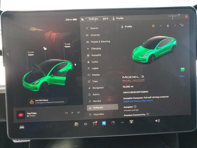 Photo 8 VIN: 5YJ3E1EC5PF432604 - TESLA MODEL 3 