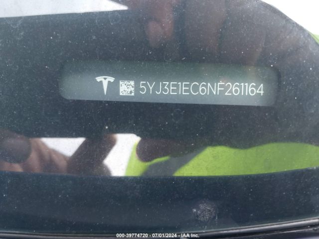 Photo 8 VIN: 5YJ3E1EC6NF261164 - TESLA MODEL 3 