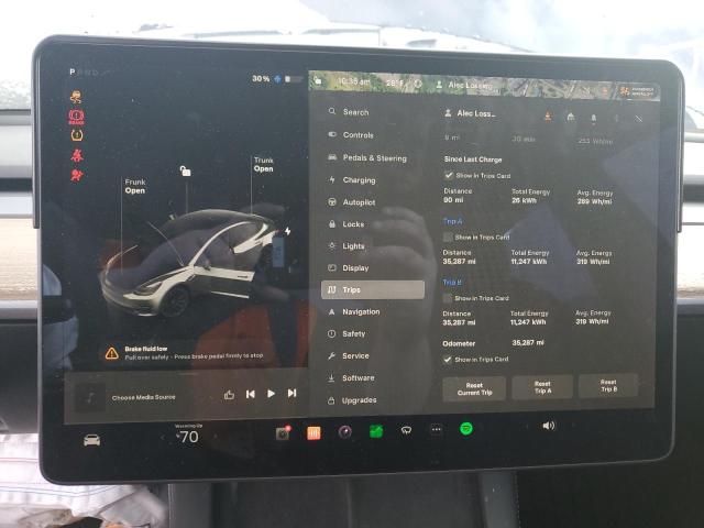 Photo 8 VIN: 5YJ3E1EC8MF850103 - TESLA MODEL 3 