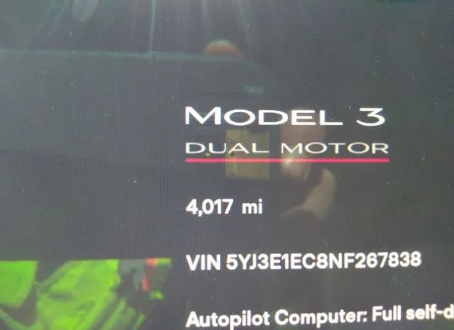 Photo 6 VIN: 5YJ3E1EC8NF267838 - TESLA MODEL 3 