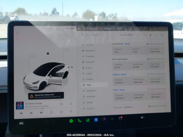 Photo 6 VIN: 5YJ3E1EC8NF357510 - TESLA MODEL 3 