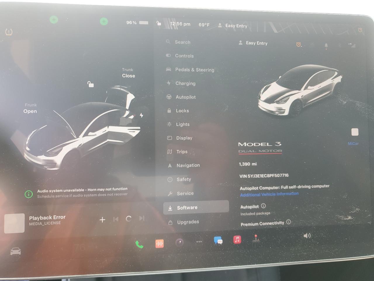 Photo 8 VIN: 5YJ3E1EC8PF507716 - TESLA MODEL 3 