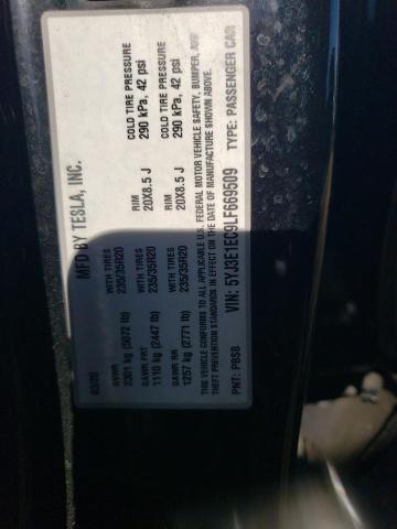 Photo 13 VIN: 5YJ3E1EC9LF669509 - TESLA MODEL 3 