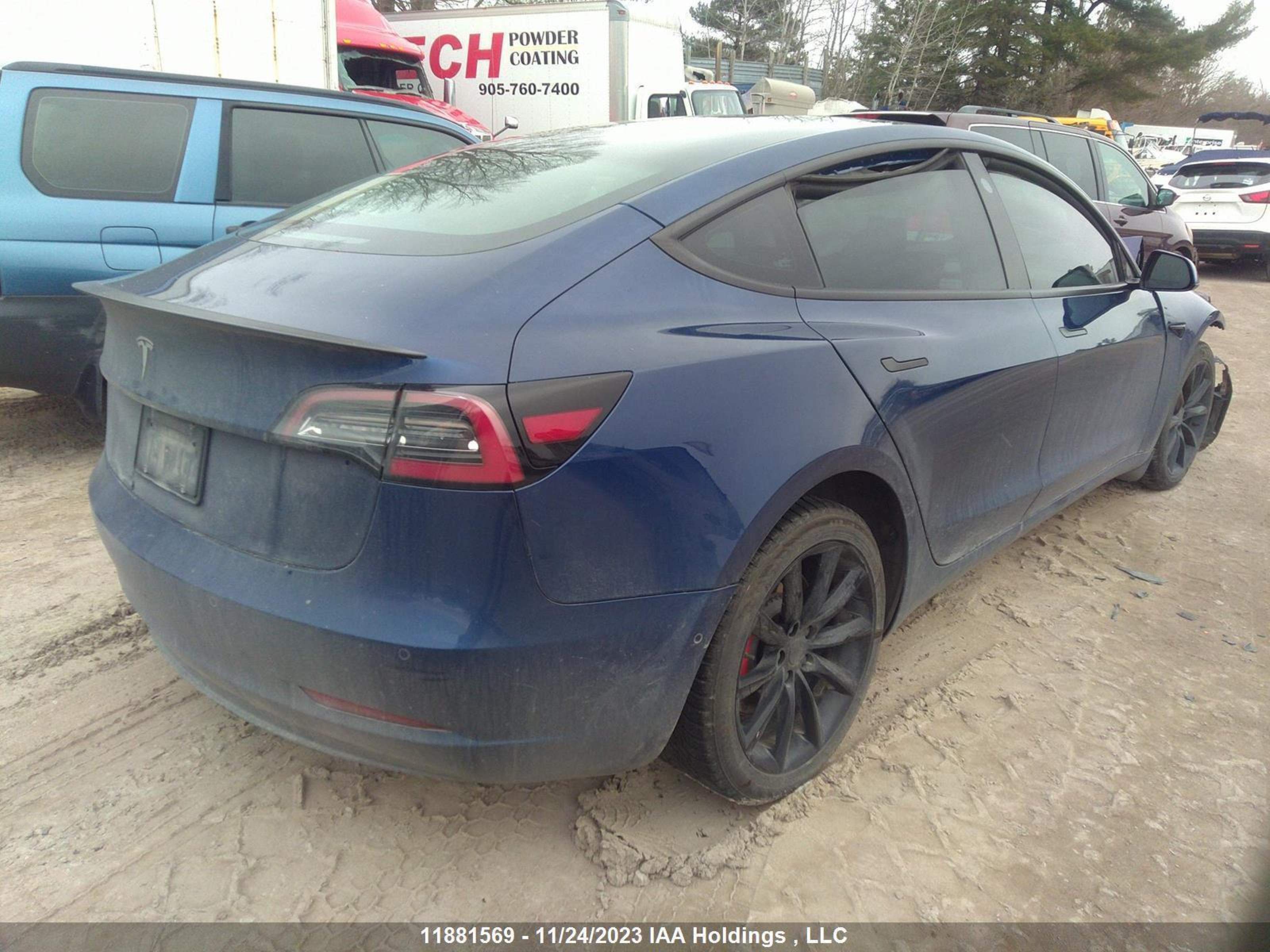 Photo 3 VIN: 5YJ3E1EC9NF107645 - TESLA MODEL 3 