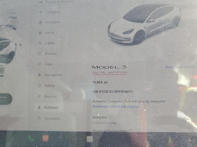 Photo 8 VIN: 5YJ3E1EC9PF414073 - TESLA MODEL 3 