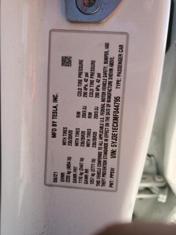 Photo 11 VIN: 5YJ3E1ECXMF044795 - TESLA MODEL 3 