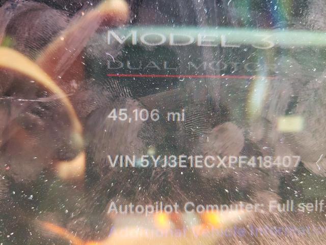 Photo 8 VIN: 5YJ3E1ECXPF418407 - TESLA MODEL 3 